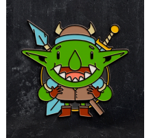 Металлический значок-пин Гоблин