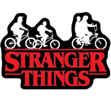 Деревянный значок «Stranger Things»