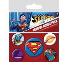 Значки Pyramid: DC: Superman 5 шт. Значки Pyramid: DC: Superman 5 шт.