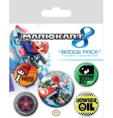 Значки Pyramid: Nintendo: Mario Kart 8 набор 5 шт.