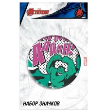 Значок Disney Marvel – Мстители (Халк)