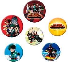 Значки GB eye: My Hero Academia 6 шт.