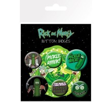 Значки GB eye: Rick and Morty (Pickle Rick) 6 шт.