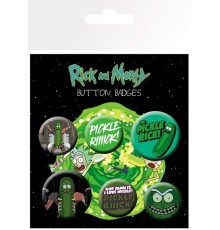 Значки GB eye: Rick and Morty (Pickle Rick) 6 шт.