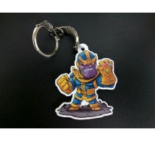 Деревянный брелок «Танос»