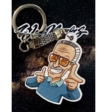 Деревянный брелок «Стэн Ли (Nice!)»