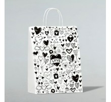 Пакет подарочный «Love you, angel»