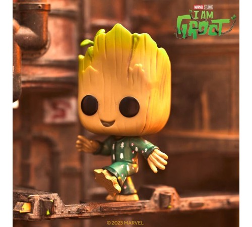 Фигурка Funko POP! Bobble Marvel I Am Groot Groot In Onesie Dancing (1192) 70650