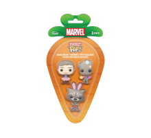 Набор подарочный Funko Carrot Pocket POP! GOTG — Star-lord, Groot, Rocket (Easter Carrot)