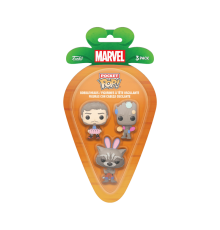 Набор подарочный Funko Carrot Pocket POP! GOTG — Star-lord, Groot, Rocket (Easter Carrot)