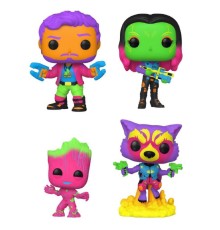 Фигурка Funko POP! Bobble Marvel Guardians Of The Galaxy 2 (BLKLT) (Exc) 4PK 69111