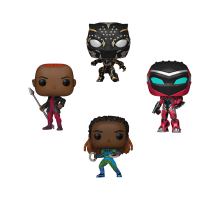 Фигурка Funko POP! Bobble Marvel Black Panther Wakanda Forever (Exc) 4PK 69112