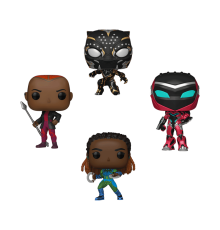 Фигурка Funko POP! Bobble Marvel Black Panther Wakanda Forever (Exc) 4PK 69112