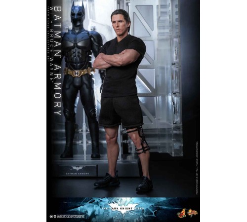 Фигурка Hot Toys MMS702 Dark Knight Rises - Batman Armory w Bruce Wayne Set 1/6