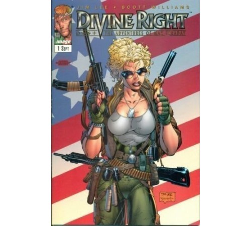 Divine Right #1 Jim Lee American Entertainment Exclusive Variant 1997