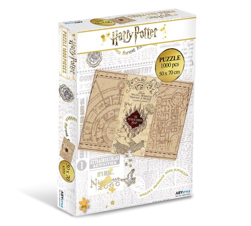 Пазл Harry Potter Jigsaw puzzle 1000 pieces Marauder's Map ABYJDP002