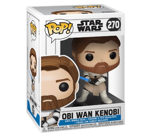 Фигурка Funko POP! Bobble Star Wars Clone Wars Obi Wan Kenobi (270) 31796