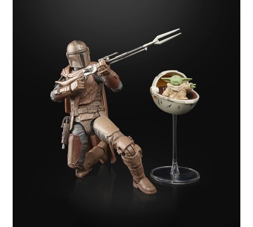 Фигурка Star Wars The Black Series The Mandalorian and Grogu (Arvala-7) 90360