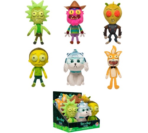 Фигурка плюшевая Funko Galactic Plushies Rick and Morty W2 9pc PDQ 30118