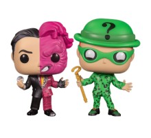 Фигурка Funko POP! Heroes DC Batman (1995) TwoFace & Riddler (GW) (Exc) 2PK 62479