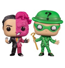 Фигурка Funko POP! Heroes DC Batman (1995) TwoFace & Riddler (GW) (Exc) 2PK 62479