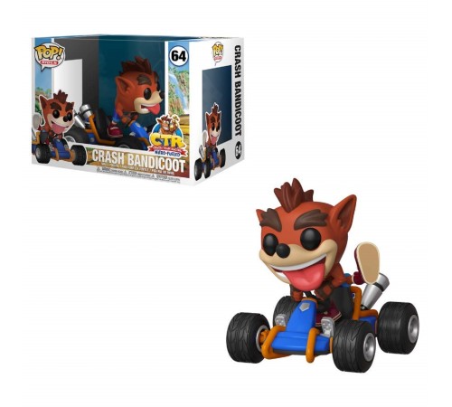 Фигурка Funko POP! Rides: Crash Team Racing: Crash Bandicoot 40950