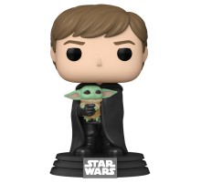 Фигурка Funko POP! Bobble Star Wars Mandalorian Luke Skywalker with Grogu 58290