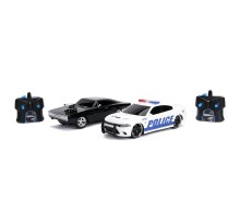 Набор Jada Toys Р/У Машинки Fast & Furious 1:16 Twin Pack RC 30726 2015 Dodge Charger 97584 1970 Dodge Charger (Street) 30725