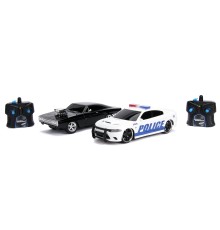 Набор Jada Toys Р/У Машинки Fast & Furious 1:16 Twin Pack RC 30726 2015 Dodge Charger 97584 1970 Dodge Charger (Street) 30725