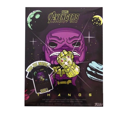 Набор Фигурка+Футболка Funko POP and Tee: Infinity War: Thanos (M) 33455