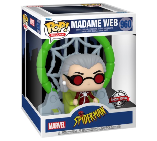 Фигурка Funko POP! Deluxe Bobble Marvel Animated Spider-Man Madame Web (Exc) 58869