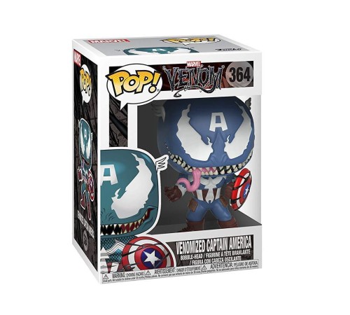 Фигурка Funko POP! Bobble Marvel Venom Venomized Captain America (364) 32686