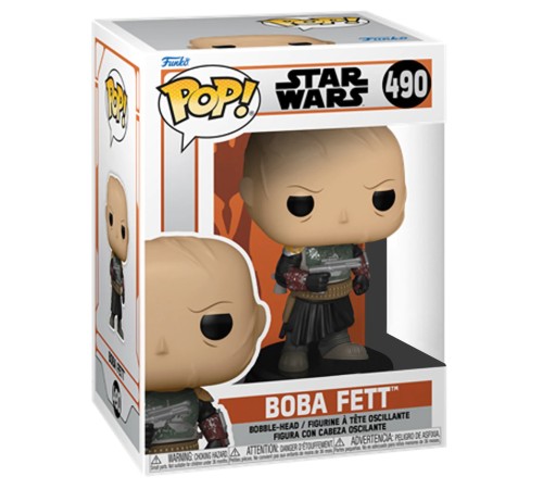 Фигурка Funko POP! Bobble Star Wars Mandalorian Boba Fett w/o Helmet (Exc) (490) 58288