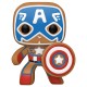 Фигурка Funko POP! Bobble Marvel Holiday Gingerbread Captain America (933) 50657