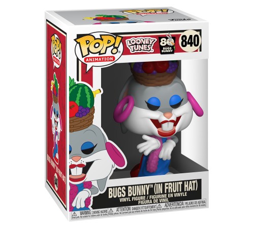 Фигурка Funko POP! Animation Looney Tunes Bugs 80th Bugs Bunny In Fruit Hat 49161