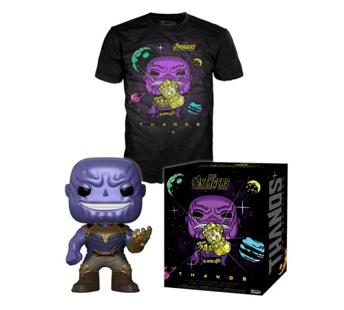 Набор Фигурка+Футболка Funko POP and Tee: Infinity War: Thanos (L) 33456