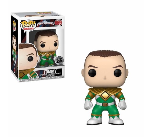 Фигурка Funko POP! Vinyl: Power Rangers: Green Ranger (No Helmet) 32805