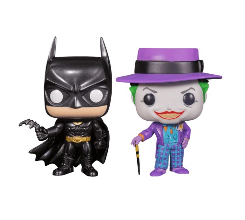 Фигурка Funko POP! Heroes DC Batman (1989) Joker & Batman (MT) (Exc) 2PK 62480