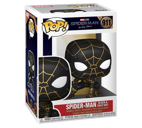 Фигурка Funko POP! Bobble Marvel Spider-Man No Way Home Spider-Man (Black & Gold Suit) 56827