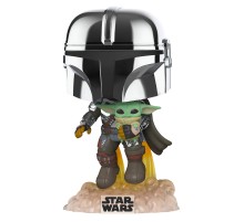 Фигурка Funko POP! Bobble Star Wars ATG Mandalorian w/Pin (Exc) (402) 55496