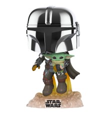 Фигурка Funko POP! Bobble Star Wars ATG Mandalorian w/Pin (Exc) (402) 55496