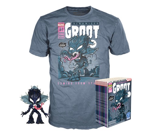 Набор Фигурка+Футболка Funko POP and Tee: Venom Groot (XL) (UT-50766) 47621