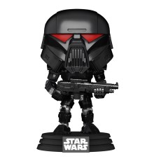 Фигурка Funko POP! Bobble Star Wars Mandalorian Dark Trooper (Battle) 58289