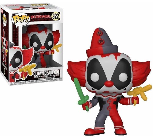 Фигурка Funko POP! Bobble: Marvel: Deadpool Playtime: Deadpool Clown 31120