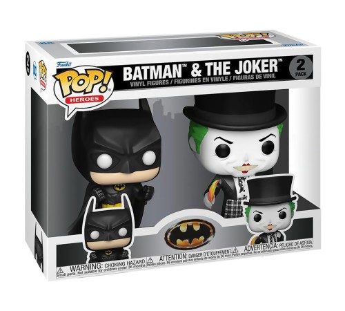 Фигурка Funko POP! Heroes DC Batman & Joker (1989) (Exc) 2PK 58447