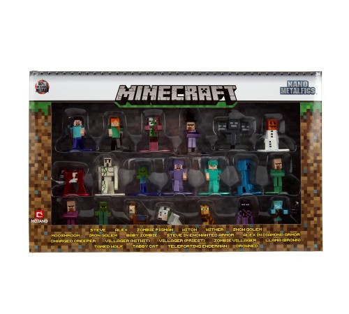 Набор Jada Toys Nano Metalfigs Minecraft wave 2 1.65