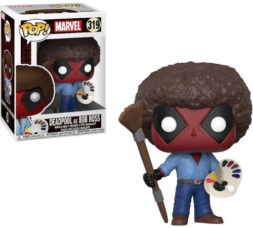 Фигурка Funko POP! Bobble: Marvel: Deadpool Playtime: Bob Ross 30865