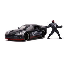 Набор Hollywood Rides Машинка с Фигуркой 2.75" 1:24 2008 Dodge Viper SRT10 W/Venom Figure (Marvel) 31750