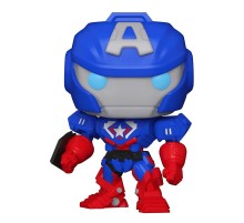 Фигурка Funko POP! Bobble Marvel Avengers Mech Strike Captain America (GW) (Exc) 55633