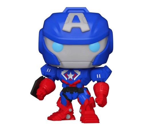 Фигурка Funko POP! Bobble Marvel Avengers Mech Strike Captain America (GW) (Exc) 55633